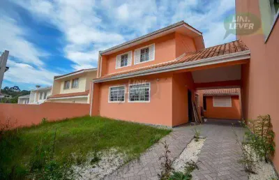 Sobrado com 3 dormitórios para alugar, 113 m² por r$ 3.132,00/mês - santa cândida - curitiba/pr