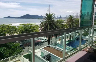 Frente mar com 240 metros 4 quartos na barra norte- balneário camboriú - sc
