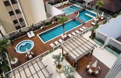 Apartamento no garden plaza, lado do mar com 3 vagas, 3 suítes!
