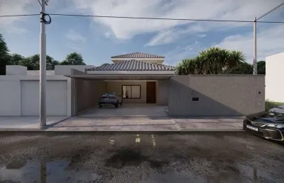 Casa para venda em jaboticabal, jardim monterrey ii, 3 dormitórios, 1 suíte, 1 banheiro, 4 vagas