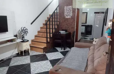 Casas no litoral para venda em praia grande no bairro balneário maracanã