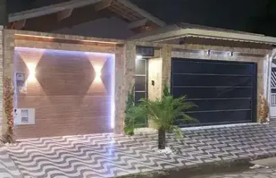 Casas no litoral para venda em praia grande no bairro vila caiçara