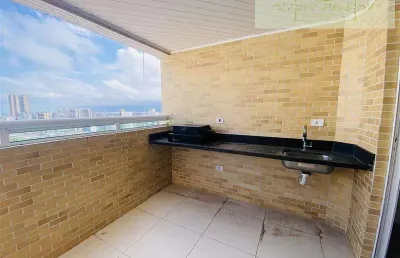 Apartamentos no litoral para venda em praia grande no bairro ocian