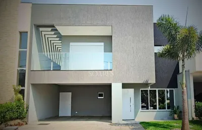 Casa em condomínio para venda em londrina, ideal, 4 dormitórios, 4 suítes, 5 banheiros, 2 vagas