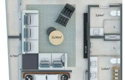 Apartamento com 1 quarto à venda na Rua Neo Alves Martins, Zona 01, Maringá