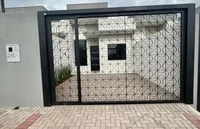 Casa para venda em cascavel, santa cruz, 3 dormitórios, 1 suíte, 2 banheiros, 2 vagas