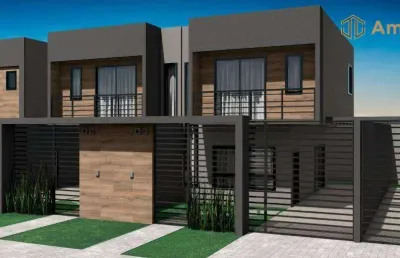 Sobrado com 3 dormitórios / 1 suite à venda, 123 m² por r$ 795.000 - novo mundo - curitiba/pr