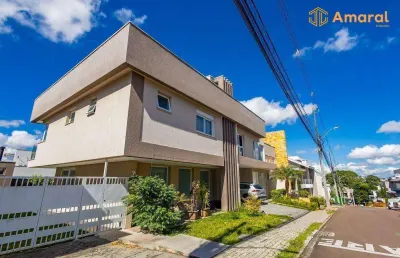 Casa condominio semi mobiliada 412 m² espaçoso 4 suítes 6 vagas campo comprido