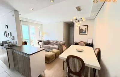 Apartamento venda no boa vista 60m2 semi mobiliado 2 quartos 1 vaga cabral