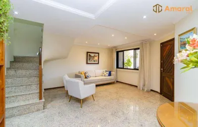 Sobrado com 4 dormitórios à venda, 330 m² por r$ 1.495.000,00 - agua verde - curitiba/pr