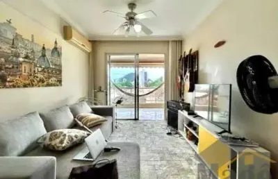 Excelente apartamento com 03 dormitórios com varanda e vista para o mar à venda na praia da enseada  - ref.: 6162