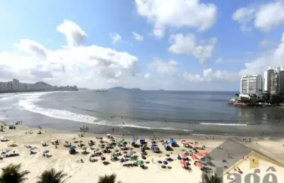 Apartamento frente mar com 04 suites para locação na praia das astúrias - ref.: 6143
