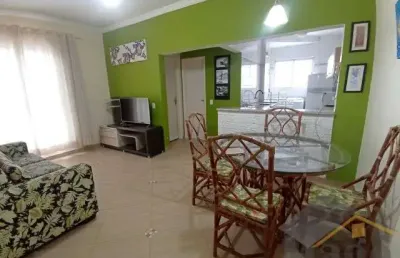 Apartamento reformado com 01 dormitório e lazer completo para locação na praia da enseada - próximo unaerp - ref. 6129