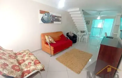 Sobrado geminado em condomínio com 02 suites e piscina à venda na praia do tombo - ref.: 6124