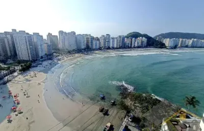Excelente apartamento frente mar à venda na praia das astúrias - ref.: 5860