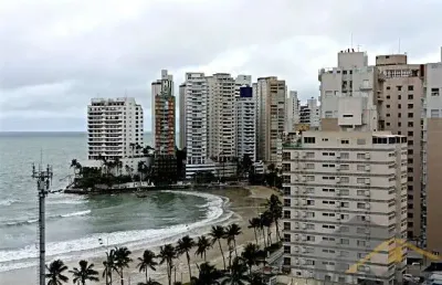 Apartamento com 02 dormitórios, lazer e vista para o mar à venda na praia das astúrias - ref.: 5404