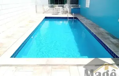 Sobrado geminado em condomínio fechado com 02 suítes para locação na praia das astúrias - ref.: 5037