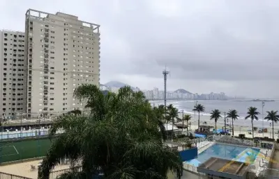 Apartamento reformado para alugar com vista para a praia das astúrias - ref.: 4859