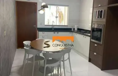 Sobrado com 3 dormitórios à venda, 138 m² por r$ 729.000,00 - vila pires - santo andré/sp