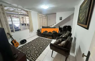 Sobrado com 3 dormitórios à venda, 160 m² por r$ 550.000,00 - planalto - são bernardo do campo/sp