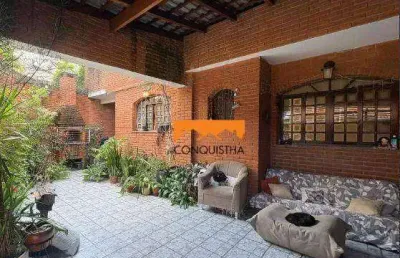 Sobrado com 3 dormitórios à venda, 152 m² - jardim hollywood - são bernardo do campo/sp