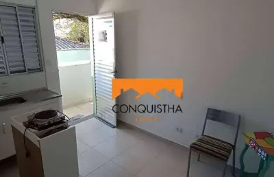 Kitnet com 1 dormitório para alugar, 13 m² por r$ 900,00/ano - jardim hollywood - são bernardo do campo/sp
