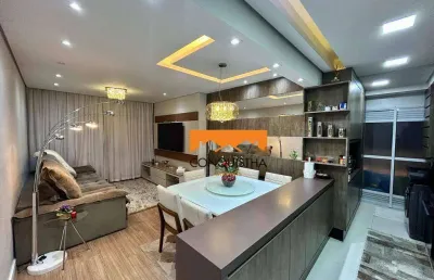 Apartamento com 3 dormitórios para alugar, 94 m² por r$ 10.475/mês - centro - são bernardo do campo/sp