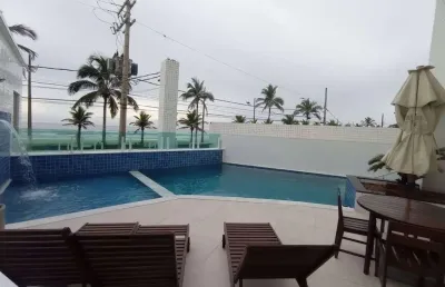 Apartamento predio frente mar 2 quartos 1 suite com lazer