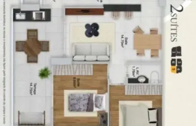 Apartamento à venda em guilhermina, praia grande - sp