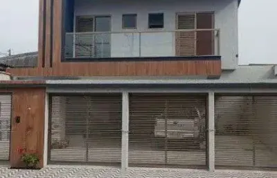 Casa em condomínio à venda em maracanã, praia grande - sp