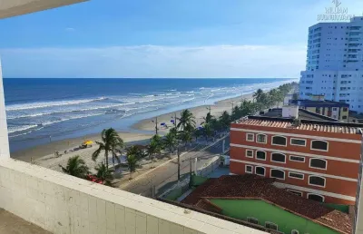 Apartamento com maravilhosa para o mara a venda em mongagua- sp