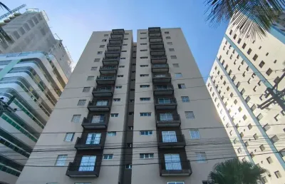 Apt prédio frente mar, apto 2 quartos, 1 vagas, florida, - apenas r$ 335.000,00