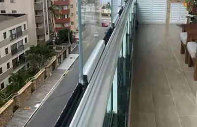 Apartamento 2 quartos, 1 suíte, caiçara, praia grande/sp