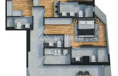 Lançamento, villa operária, apto 3 dom. (1 st), 2v, vila operária, itajaí - sc