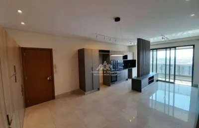 Apartamento com 1 dormitório para alugar, 72 m² por r$ 5.477,15/mês - jardim botânico - ribeirão preto/sp