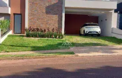 Casa com 3 dormitórios à venda, 151 m² por r$ 1.220.000,00 - condomínio vila romana - ribeirão preto/sp