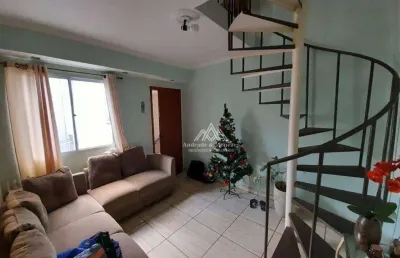 Cobertura com 2 dormitórios à venda, 61 m² - vila virgínia - ribeirão preto/sp