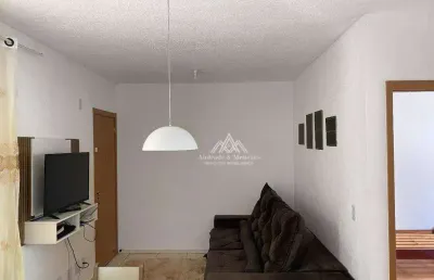 Apartamento com 2 dormitórios, 41 m² - venda por r$ 170.000,00 ou aluguel por r$ 1.111,40/mês - reserva real - ribeirão preto/sp