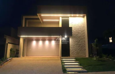 Sobrado com 4 dormitórios à venda, 258 m² por r$ 2.150.000,00 - condomínio terras de florença  - ribeirão preto/sp