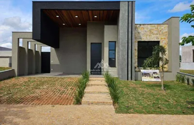 Casa com 3 dormitórios à venda, 157 m² por r$ 1.290.000,00 - condomínio vivendas da mata - ribeirão preto/sp