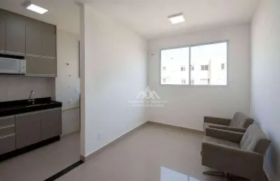 Apartamento com 2 dormitórios para alugar, 44 m² por r$ 1.700/mês - recreio das acácias - ribeirão preto/sp