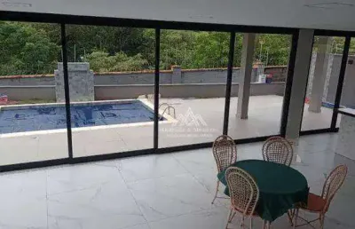 Sobrado com 3 dormitórios para alugar, 355 m² por r$ 16.465,67/mês - alphaville iii - ribeirão preto/sp
