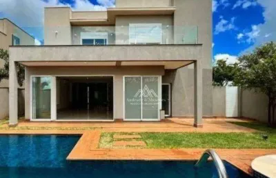 Casa com 4 dormitórios, 300 m² - venda por r$ 2.980.000,00 ou aluguel por r$ 19.889,05/mês - alphaville ii - ribeirão preto/sp
