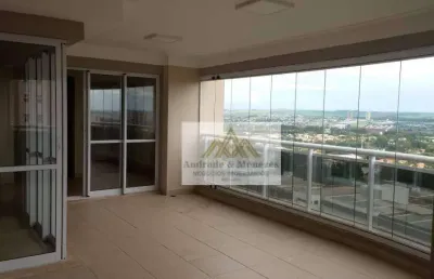 Apartamento com 3 dormitórios para alugar, 209 m² por r$ 6.000/mês - bosque das juritis - ribeirão preto/sp