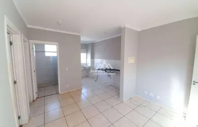 Apartamento com 2 dormitórios para alugar, 45 m² por r$ 775/mês - jardim florestan fernandes - ribeirão preto/sp