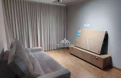 Apartamento com 1 dormitório, 46 m² - venda por r$ 280.000 ou aluguel por r$ 2.250/mês - nova aliança - ribeirão preto/sp