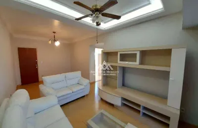 Apartamento com 2 dormitórios para alugar, 87 m² por r$ 1.400/mês - centro - ribeirão preto/sp
