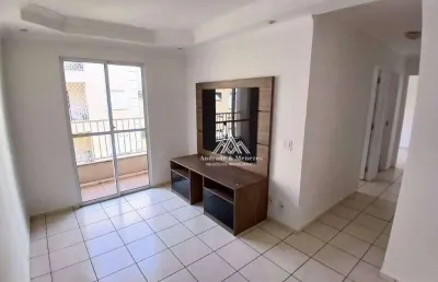 Apartamento com 2 dormitórios, 46 m² - venda por r$ 180.000 ou aluguel por r$ 1.300/mês - ipiranga - ribeirão preto/sp