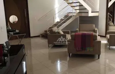 Sobrado com 4 dormitórios à venda, 377 m² por r$ 2.600.000,00 - bosque das juritis - ribeirão preto/sp