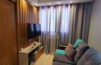 Apartamento com 2 dormitórios à venda, 46 m² por r$ 260.000,00 - reserva sul condomínio resort - ribeirão preto/sp